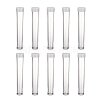 Clear Tube Plastic Bead Containers with Lid A-C066Y-01-1