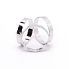 Alloy Women Lady Girls Fashion Scarf Ring Buckle JEWB-WH0011-10P-RS-1