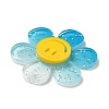 Gradient Color Transparent Acrylic Pendants X-OACR-H004-01D-3