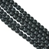 Dyed & Heated Natural Black Agate Beads Strands X-G-P088-14-6mm-4
