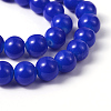 Painted Glass Bead Strands DGLA-S071-8mm-50-2
