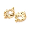 Valentine's Day Brass Micro Pave Clear Cubic Zirconia Pendants KK-A304-24C-G-3