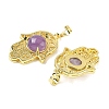 Natural Amethyst Pendants G-F786-07G-28-2