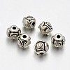 Tibetan Style Alloy Flower Rose Spacer Beads X-PALLOY-E381-09AS-NR-1