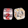 Acrylic European Beads MACR-I042-01Z-2