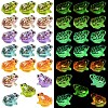 Luminous Resin Frog Micro Landscape Scene Ornaments DIY-YWC0009-03A-2
