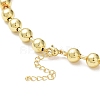 Rack Plating Brass Ball Chain Necklaces for Women NJEW-G102-01D-G-3