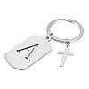1Pc Stainless Steel Keychains KEYC-TADJ0001-08A-1