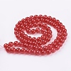Crackle Glass Beads Strands X-CCG-Q001-10mm-13-2
