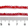 Baking Electroplate Glass Beads Strands X-DGLA-A039-J4mm-B02-4