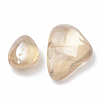 PVD Vacuum Plating Natural Quartz Crystal Beads G-N0320-02E-2