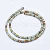 Natural Aqua Terra Jasper Beads Strands G-E444-16-4mm-2