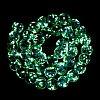 Luminous Handmade Glod Sand Lampwork Beads Strands LAMP-B028-03N-10mm-4