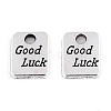 Tibetan Style Alloy Charms TIBE-N013-03AS-1