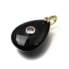 Natural Obsidian Pendants GG-CBA7610-07G-04-2