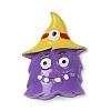 Ghost with Witch Hat Halloween Opaque Resin Decoden Cabochons RESI-R446-02F-1