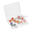 10Pcs 5 Colors Handmade Flower Pendants KY-LS0001-06-7