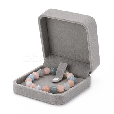 Square Velvet Bracelet/Bangle Boxes X-VBOX-D007-02B-1