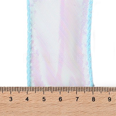 Fishtail Yarn Iridescent Ribbon for Bowknot Making OCOR-B004-02A-03-1
