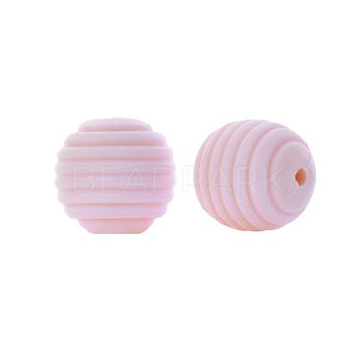 Thread Honeycomb Silicone Beads SI-JX0024A-44-1
