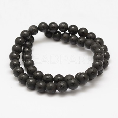 Natural Agate Beads Strands G-F451-10mm-01-1