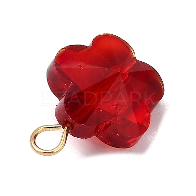 Transparent Glass Pendants PALLOY-JF04099-02-1