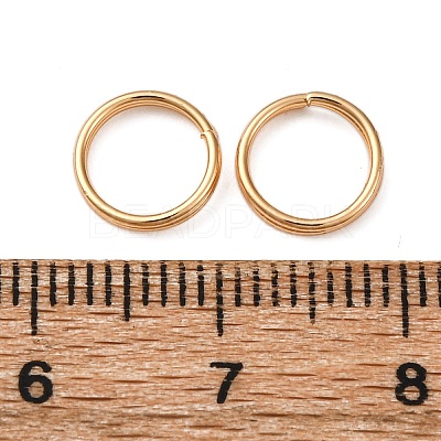 Brass Split Rings KK-Z112-49G-03-1