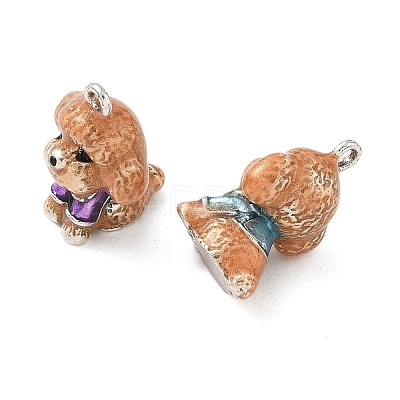 Alloy Enamel Pendants ENAM-F156-07P-03-1