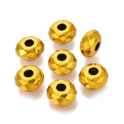 UV Plating Acrylic European Beads OACR-E033-22-09-1