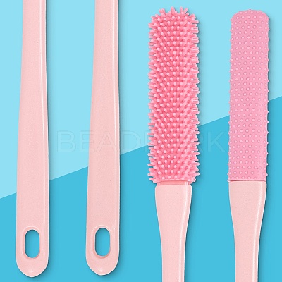 2Pcs PP Plastic Clean Brushes AJEW-CN0004-14A-1