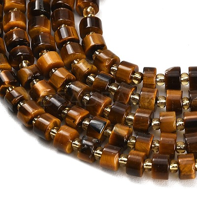 Natural Tiger Eye Beads Strands GG-CBA5B6F-E01-01-1