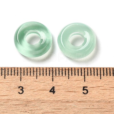 Transparent Glass European Beads GLAA-A012-03-1