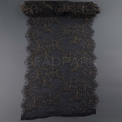 3M Polyester Eyelash Shaped Wide Lace Trim OCOR-WH0020-19A-1