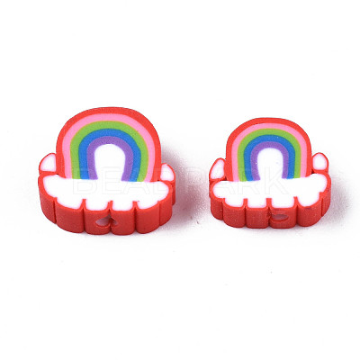 Handmade Polymer Clay Beads CLAY-T012-31E-1