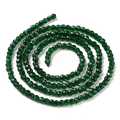 Transparent Glass Beads Strands GLAA-H021-04-15-1