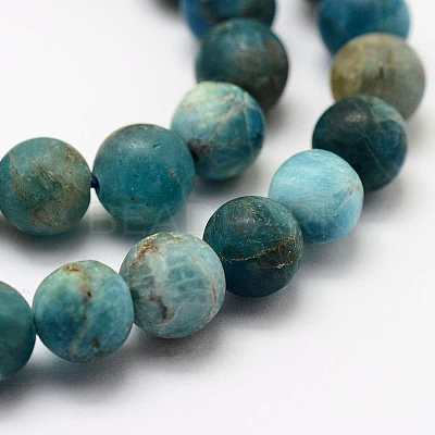 Natural Apatite Beads Strands X1-G-K193-6mm-12-1
