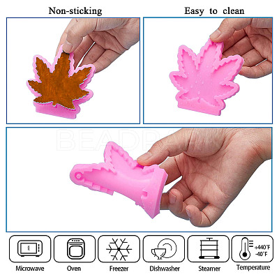 DIY Silicone Keychain Making Molds DIY-TA0008-56-1