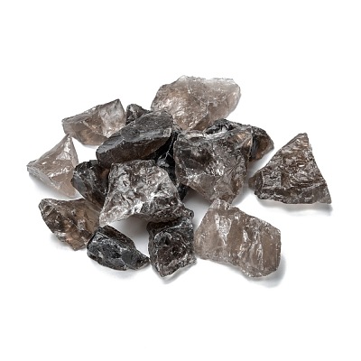 Rough Raw Natural Smoky Quartz Beads G-P452-04-1