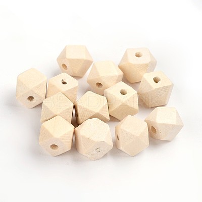 Unfinished Wood Beads WOOD-S650-82-LF-1
