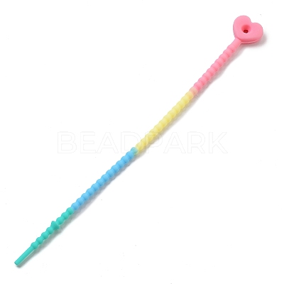 Heart Silicone Cable Ties X-SIL-T057-01I-1