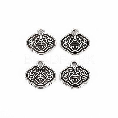 Tibetan Style Alloy Charms TIBE-S320-210AS-1