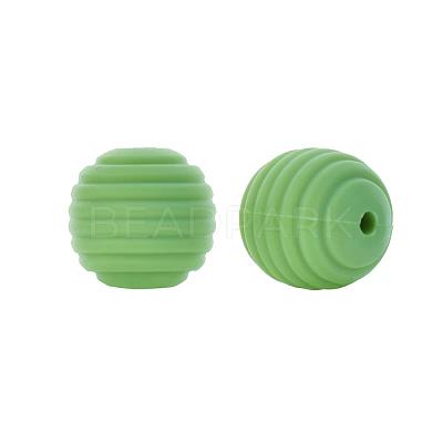 Thread Honeycomb Silicone Beads SI-JX0024A-34-1