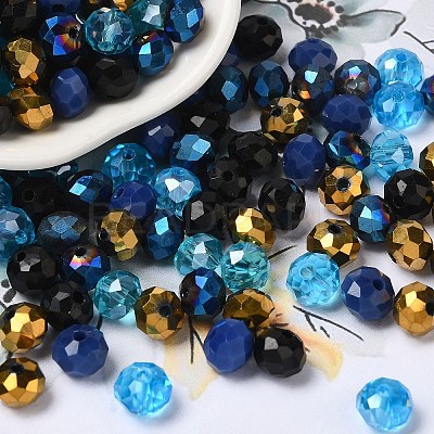 Glass Beads Strands EGLA-A034-SM8mm-36-1