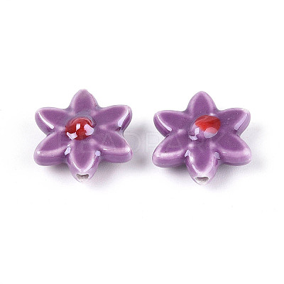 Handmade Porcelain Beads PORC-N008-10E-01-1