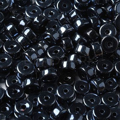 Opaque Colours Luster Glass Seed Beads SEED-E001-P3x6mm-A02-1