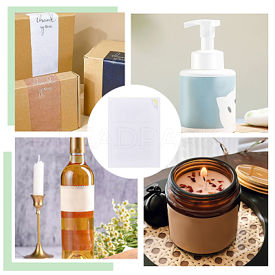 Wine Blank Adhesive Label DIY-WH0060-63B-01-1
