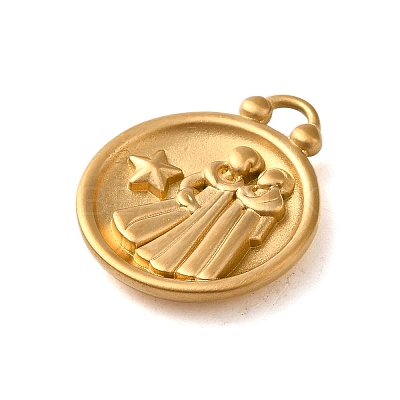 304 Stainless Steel Pendants STAS-L022-306MG-03-1