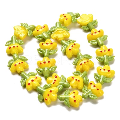 Handmade Lampwork Beads Strands LAMP-A005-03A-1