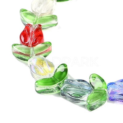 Transparent Glass Bead Strands GLAA-K070-02A-1