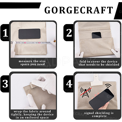 EMF Protection Fabric AJEW-WH0314-712I-04-1